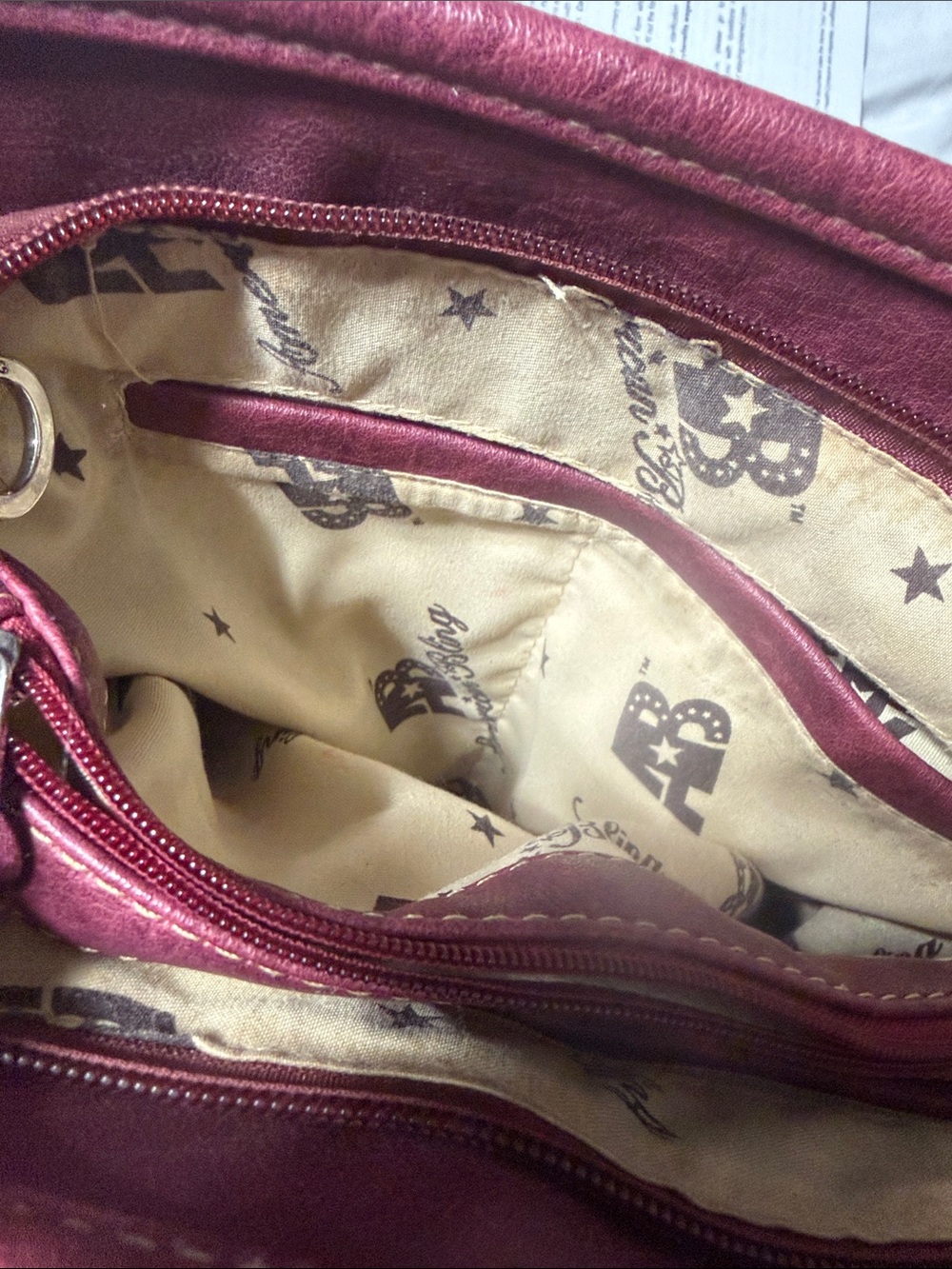 Montana West Concealed Carry Stud and Conchos Crossbody Purse - Picture 6 of 8